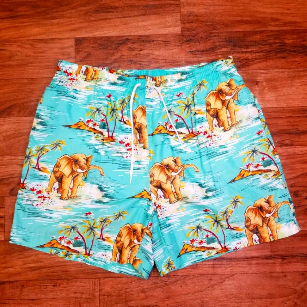 Polo Ralph Lauren "Tropical Elephant" trunks 2xl - Picture 3 of 4